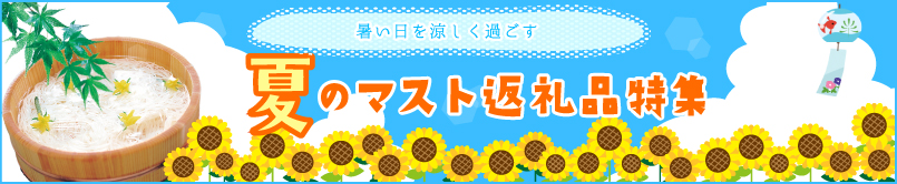 夏のマスト返礼品
